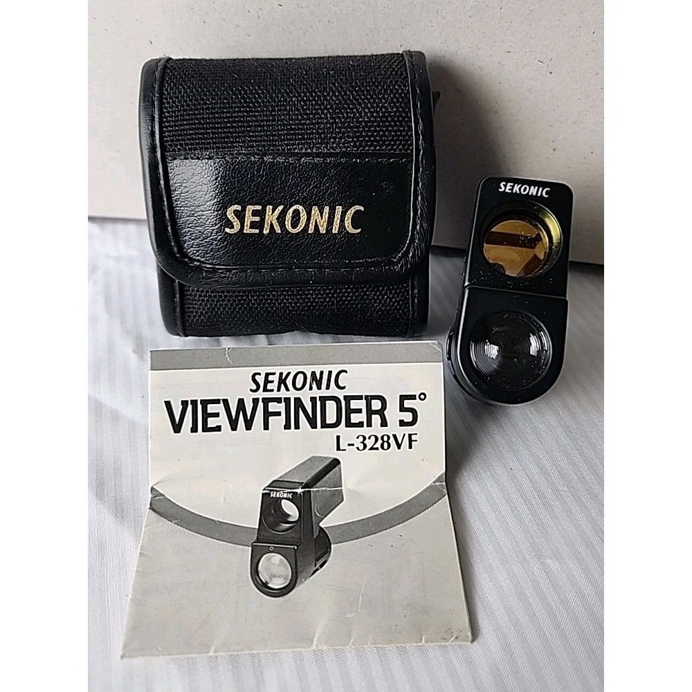 Vintage Sekonic Viewfinder 5° L-328 VF for L-328 Original Case Includes Manual
